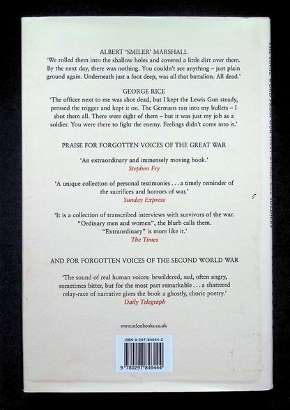Last Post, the Final Word From Our First World War Soldiers by Arthur: NEW 2005 1st Ed HB