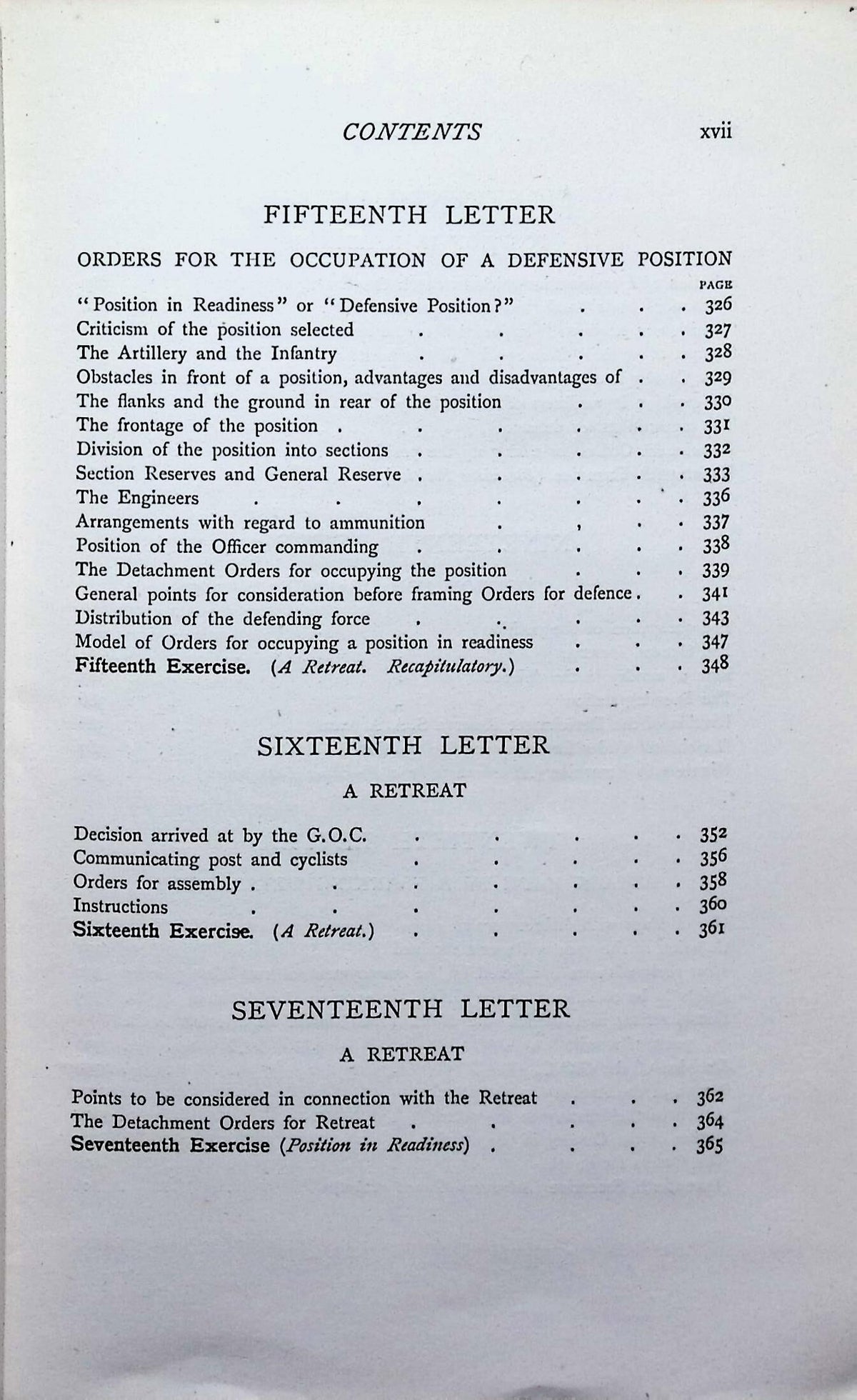 Letters on Applied Tactica by Major Griepenkerl: 1897 Hardback