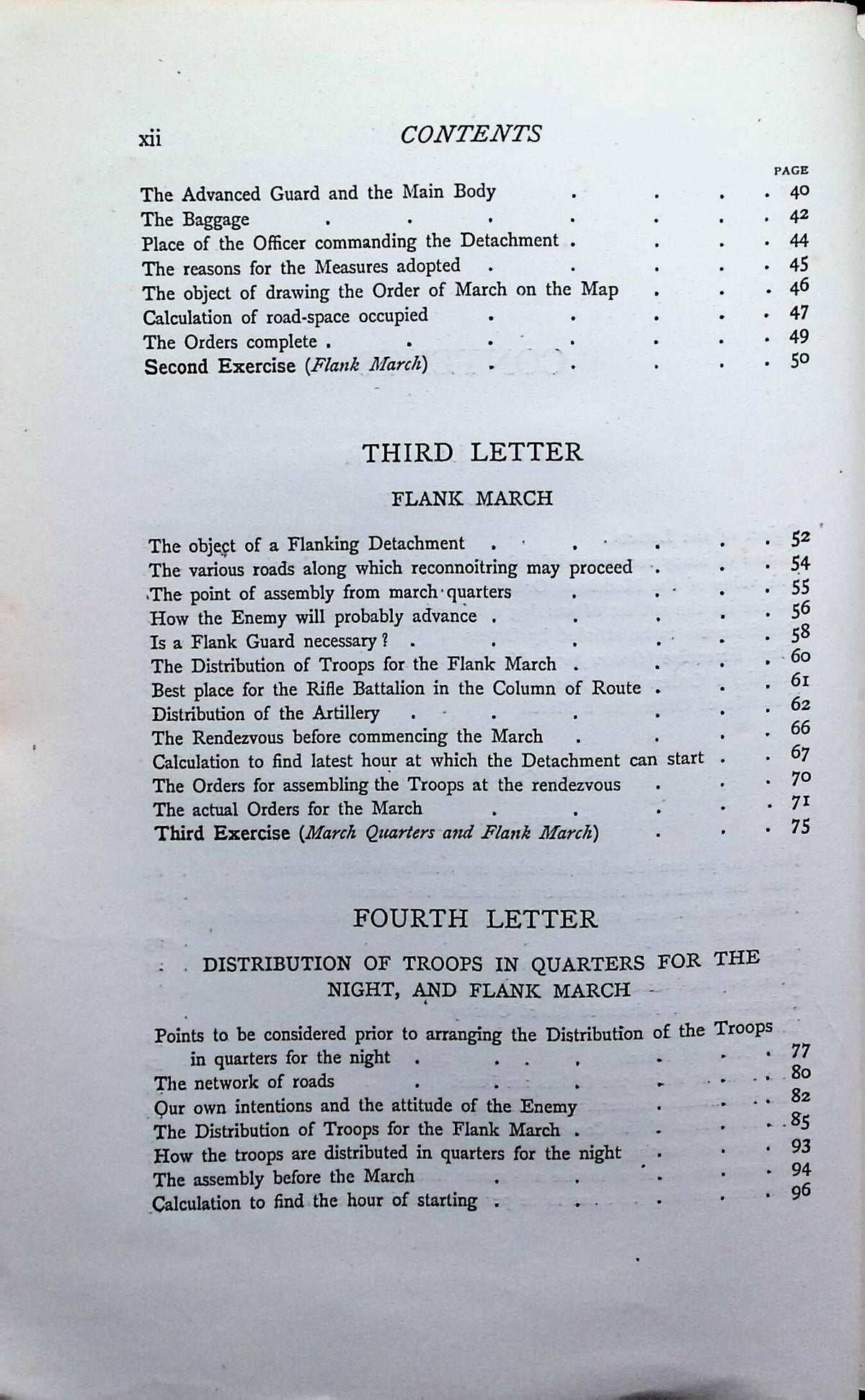 Letters on Applied Tactica by Major Griepenkerl: 1897 Hardback