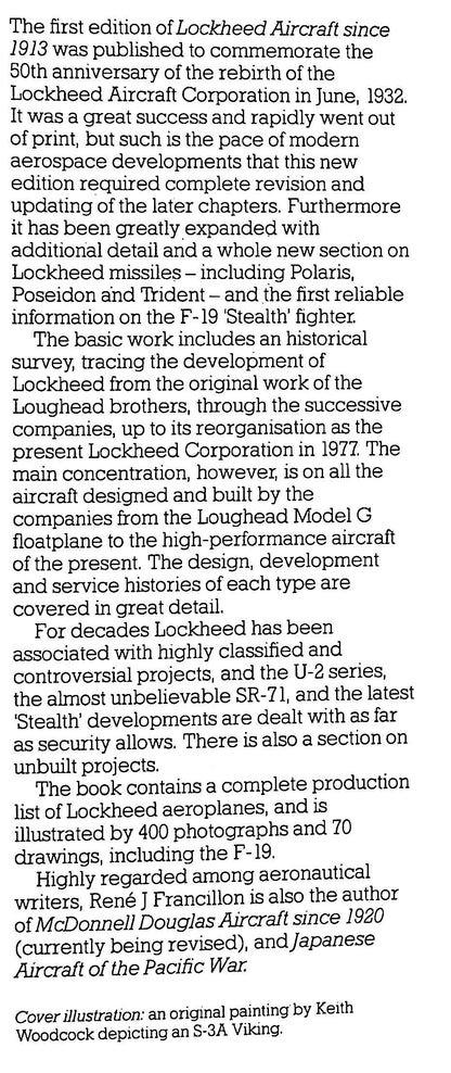 Lockheed Aircraft Since 1913