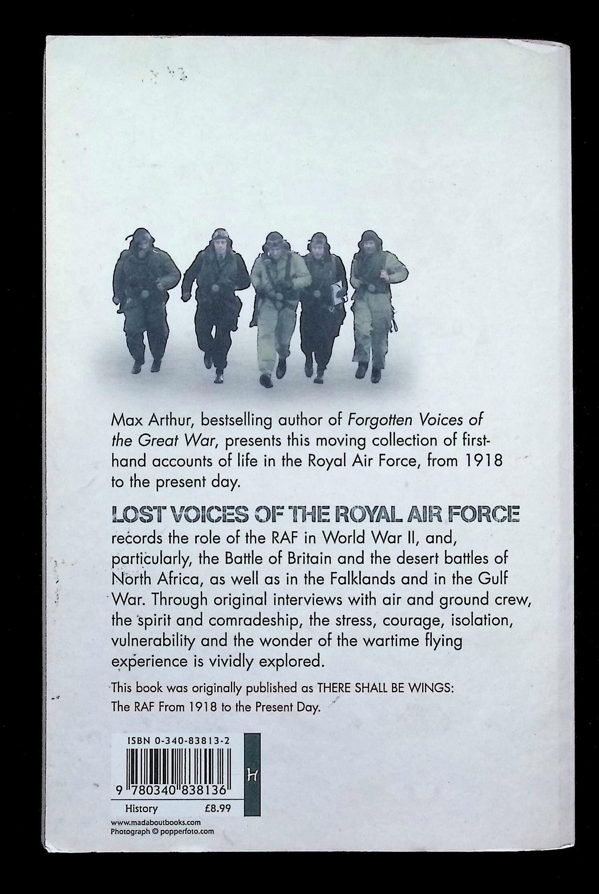 Lost Voices of the Royal Air Force: Max Arthur 2005 Paperback
