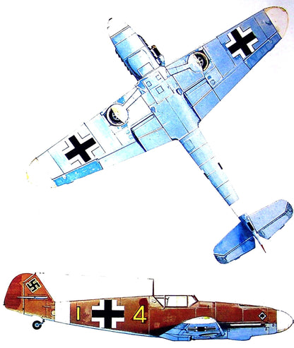 Luftwaffe Fighter Units, Mediterranean 1941-44: Osprey AirWar #20 1978 New