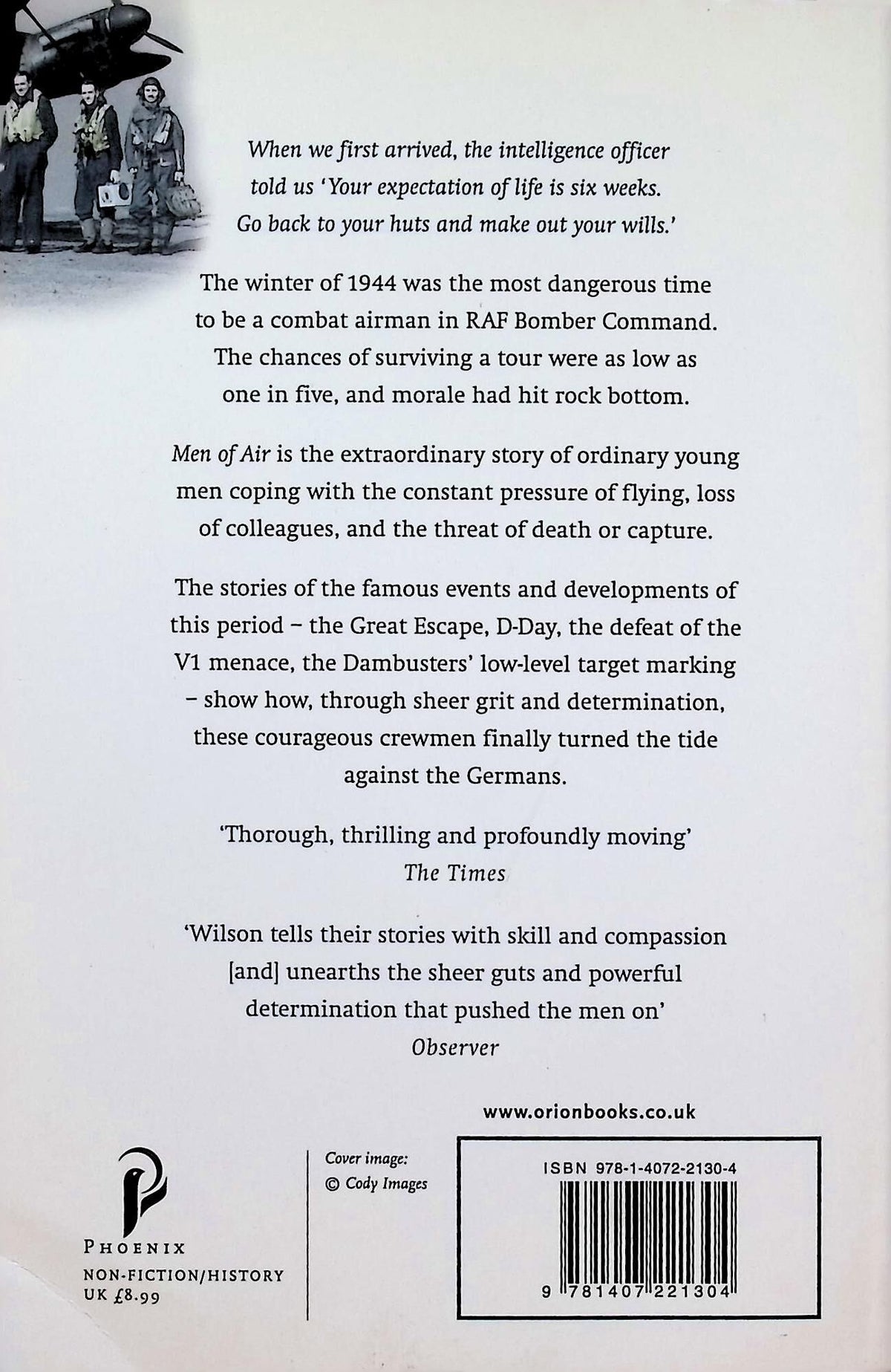 Men of Air, The Doomed Youth of Bomber Command by Kevin Wilson: NEW 2008 paperback