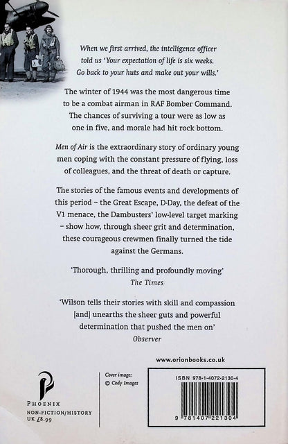 Men of Air, The Doomed Youth of Bomber Command by Kevin Wilson: NEW 2008 paperback
