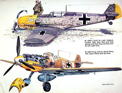 Messerschmitt Bf 109 in Action Part 1 by J Beeaman Jr. & J Campbell: 1983 First Edition PB