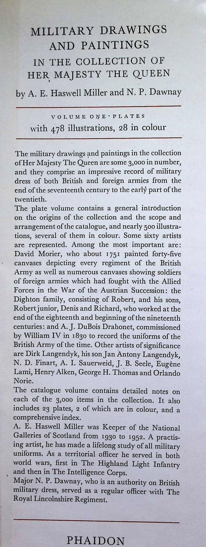 Military Drawings & Paintings in The Royal Collection V.1 Plates by Miller & Dawnay: 1969