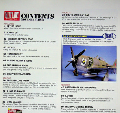 Military in Scale November 2008: As New, Unused