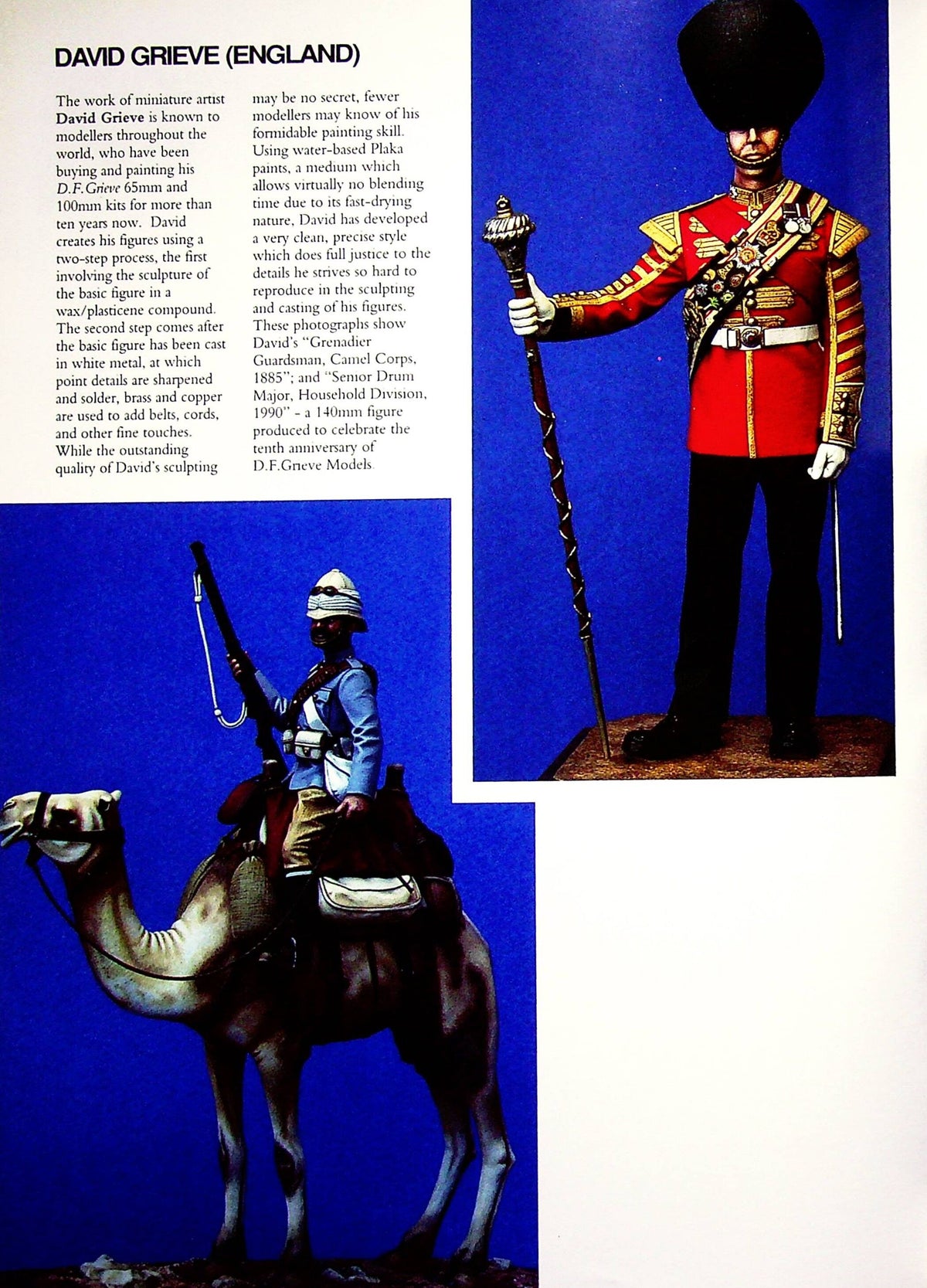 Military Model Showcase by Bill Horan: 1994 CardCover Military History Figure Painting