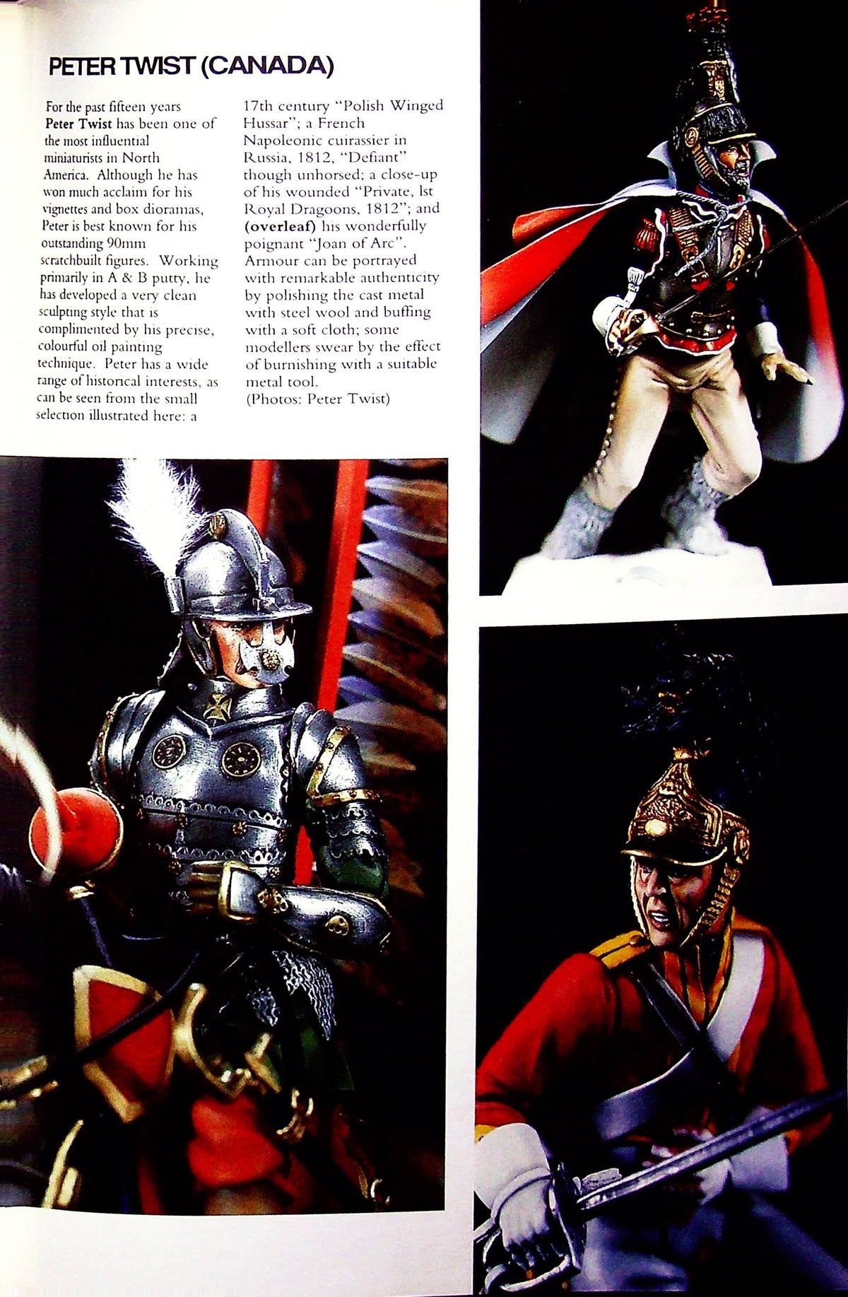 Military Model Showcase by Bill Horan: 1994 CardCover Military History Figure Painting