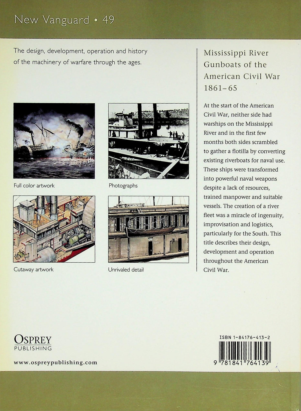Mississippi River Gunboats of the American Civil War 1861–65: NEW Osprey New Vanguard