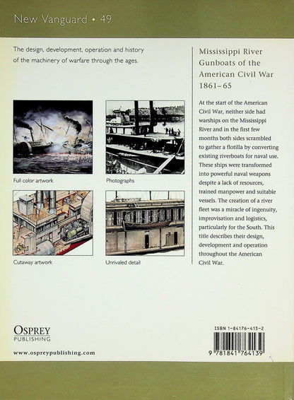 Mississippi River Gunboats of the American Civil War 1861–65: NEW Osprey New Vanguard