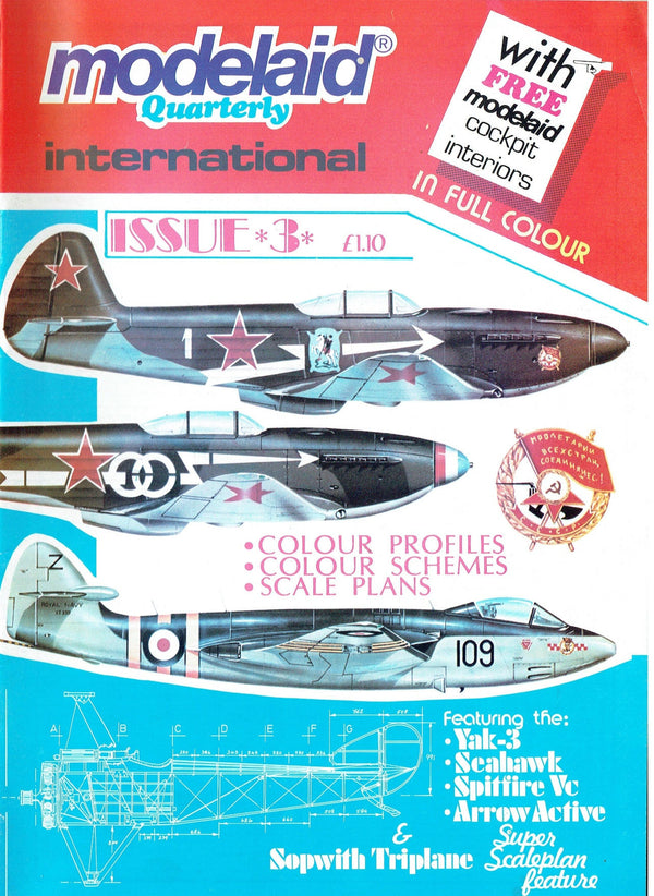 MODELAID INTERNATIONAL #3 DOWNLOAD: + 4 SCALE COCKPIT INTERIORS