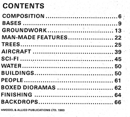 Modelling Miniature Scenery: How to Build Dioramas: 1983 MAP Magazine