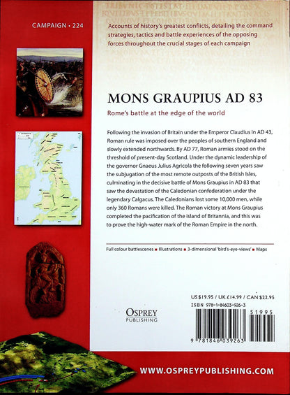 Mons Graupius AD 83, Rome at the edge of the world by DB Campbell: Osprey Campaign Series