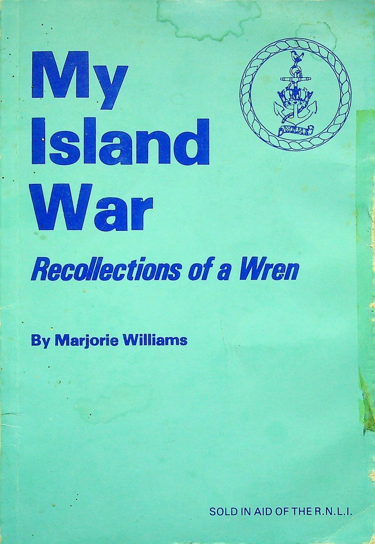 My Island War: Marjorie Williams 1990 1st edition signed by author paperback
