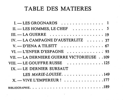 NAPOLEON ET SES GROGNARDS: Marcel Dupont 1981 1st Ed. Card Cover