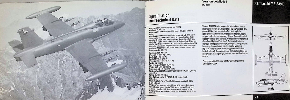 NATO Major Combat Aircraft by Michael Taylor: 1989 First Edition Hardback