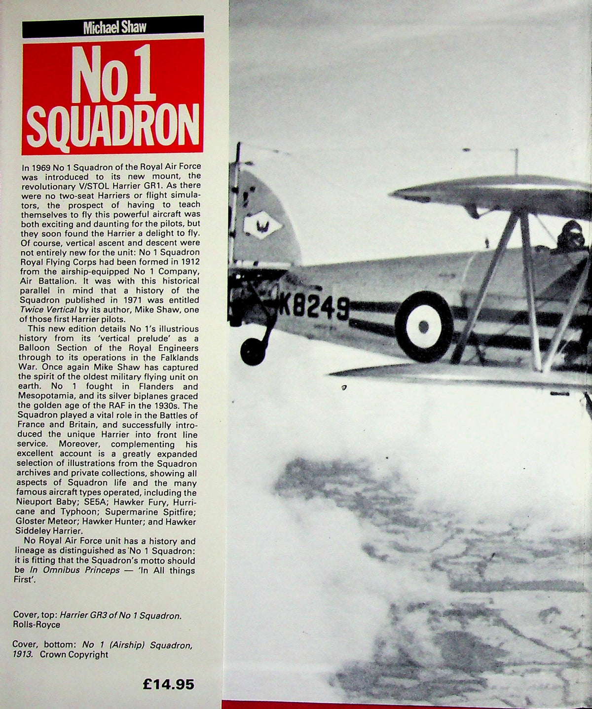 No. 1 Squadron by Michael Shaw: NEW 1986 Hardback