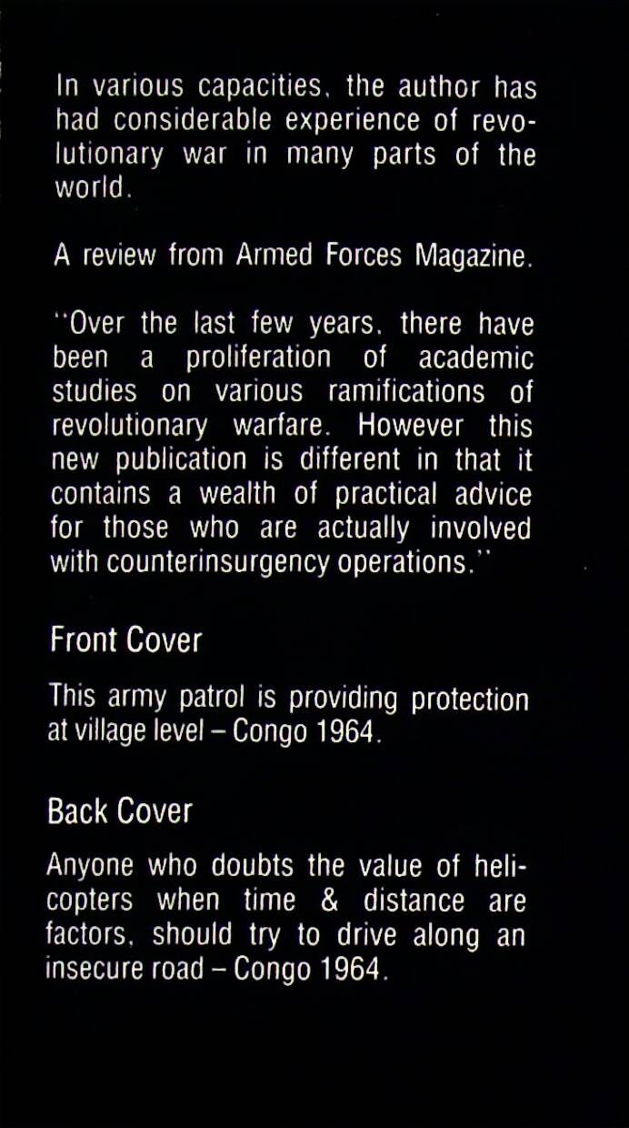 On Revolutionary War: Colin Beer 1990 First Edition Hardback Near Fine
