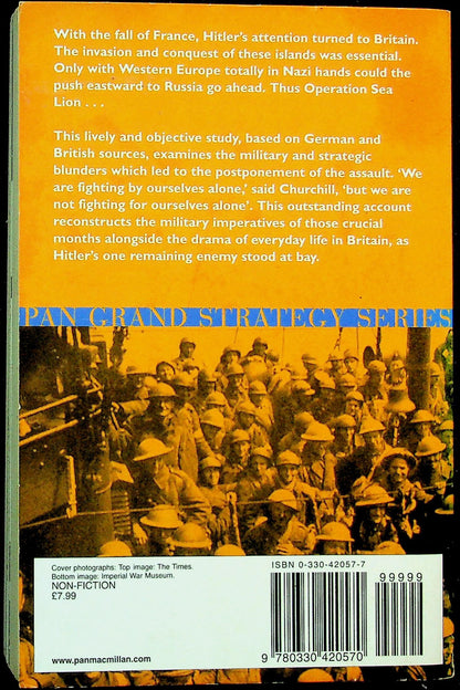 Operation Sea Lion by Peter Fleming: 2003 Pan Paperback in Excellent Condition