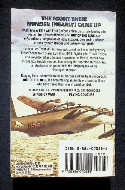 Out of The Blue Edited by Laddie Lucas: 1987 Paperback