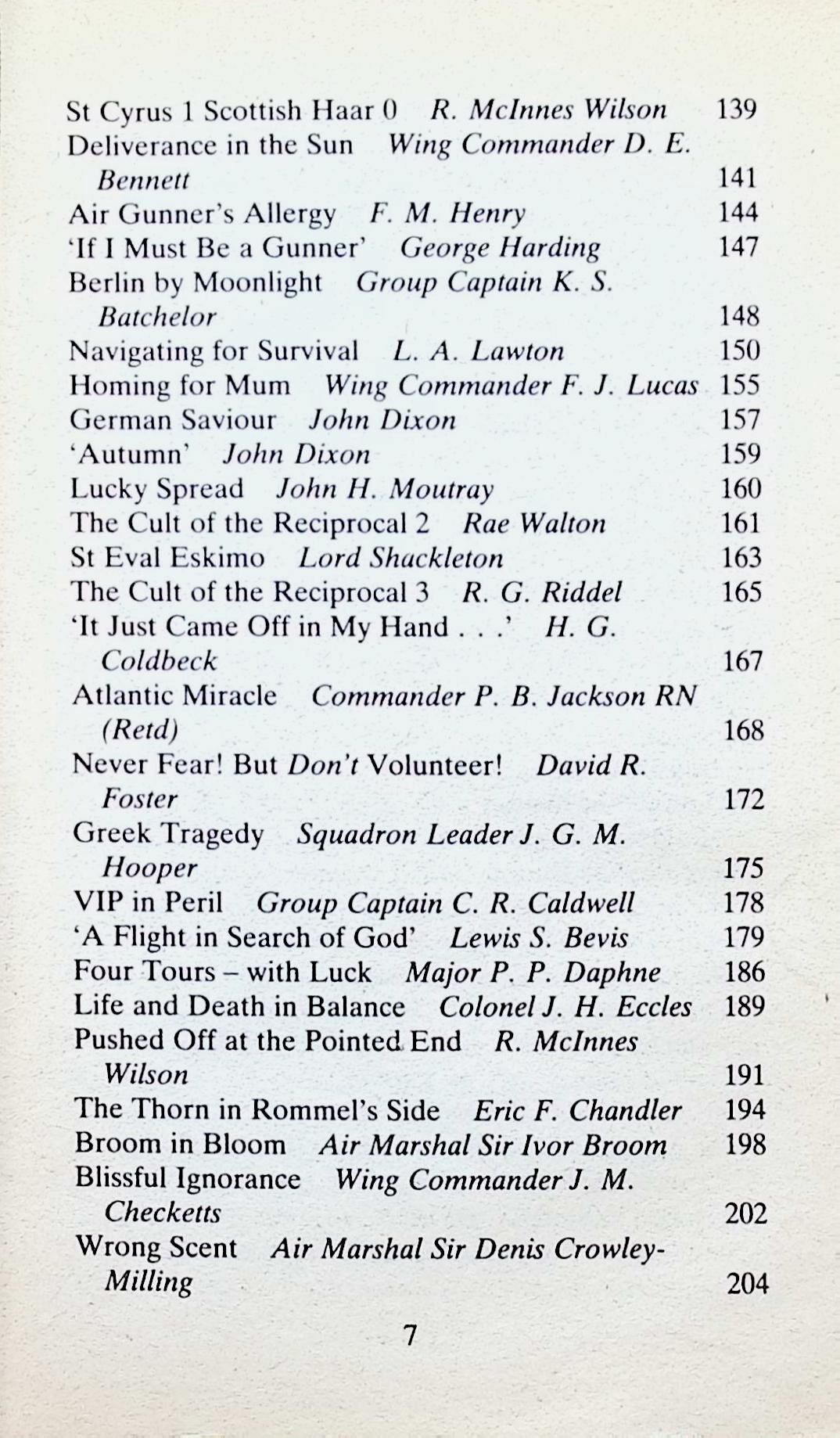 Out of The Blue Edited by Laddie Lucas: 1987 Paperback