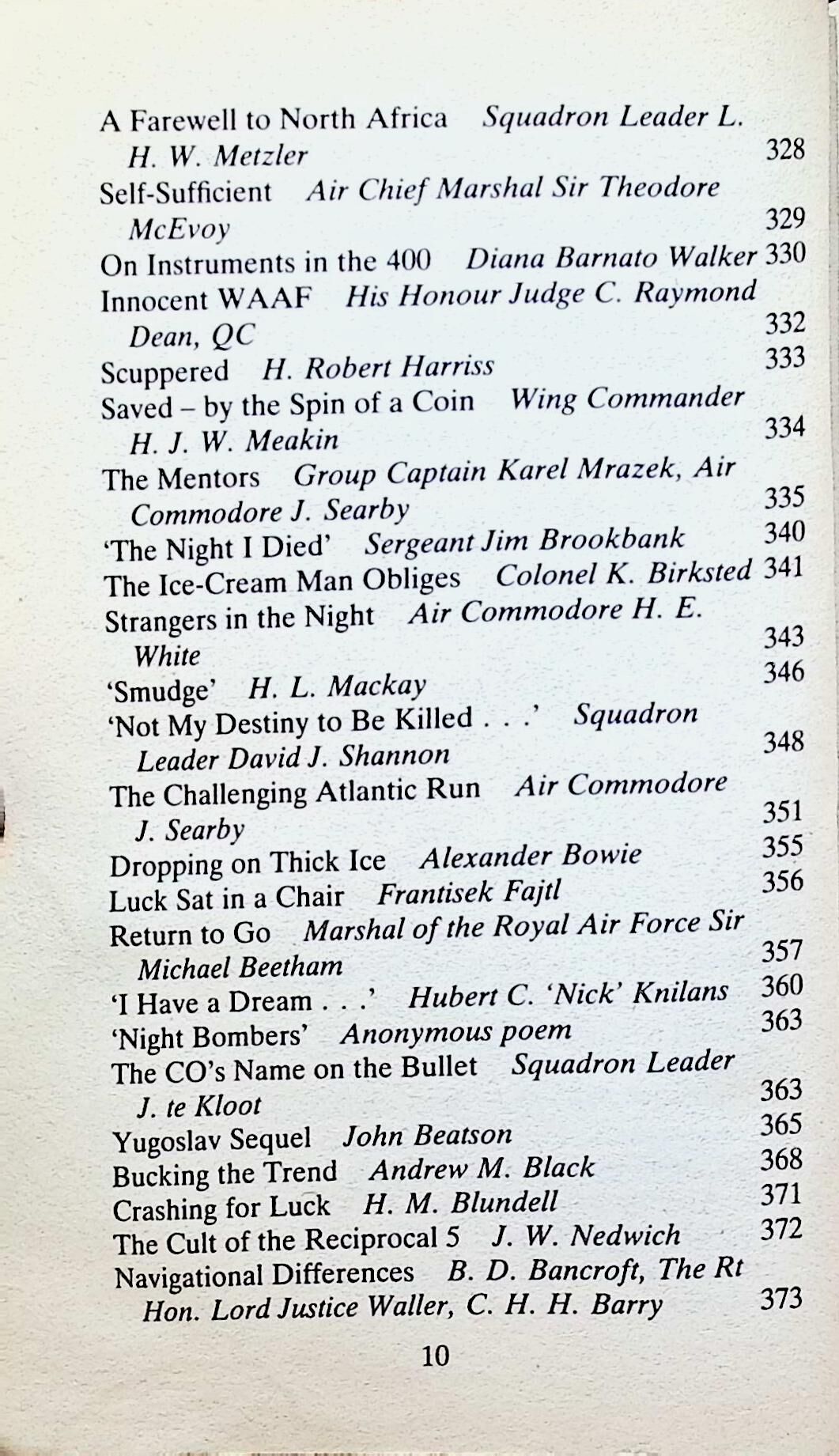 Out of The Blue Edited by Laddie Lucas: 1987 Paperback