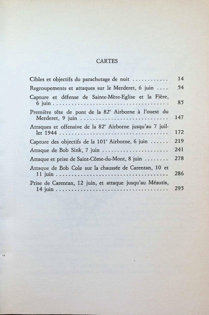 Parachutes sur Sainte-Mere-Eglise by Albert Pipet: 1984 First Edition Softcover Trade PB