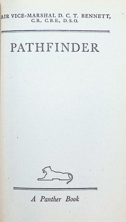 Pathfinder by Air Vice-Marshal DCT Bennett: 1960 Paperback
