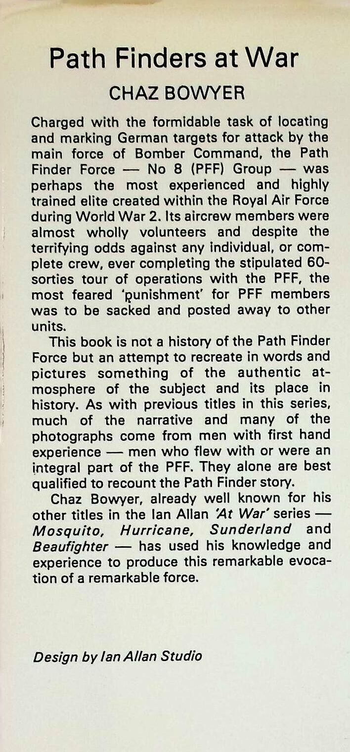 Pathfinders at War: Chaz Bowyer 1977 1st edition hardback