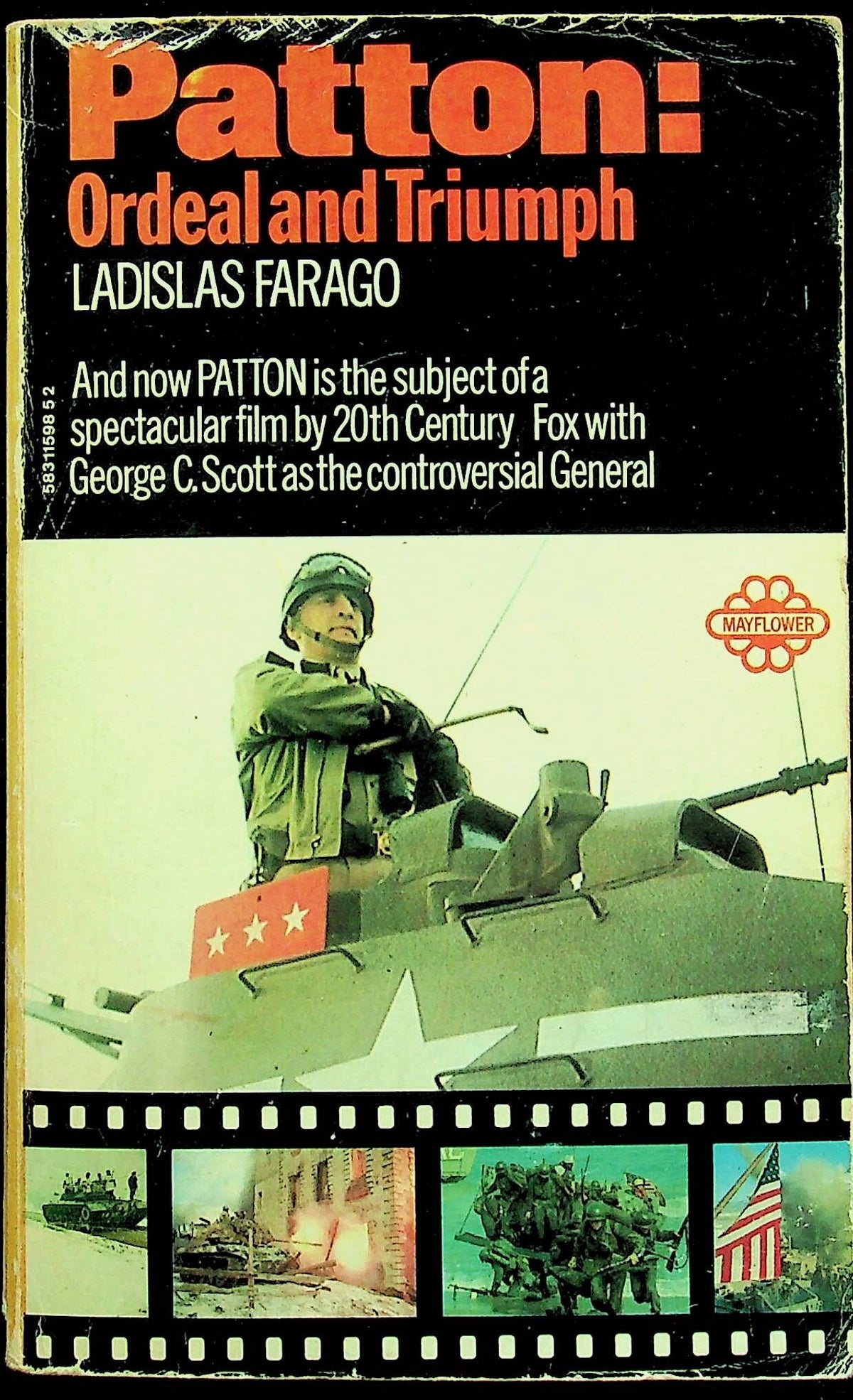 Patton: Ordeal and Triumph by Ladislas Farago/ 1970 Mayflower Paperback