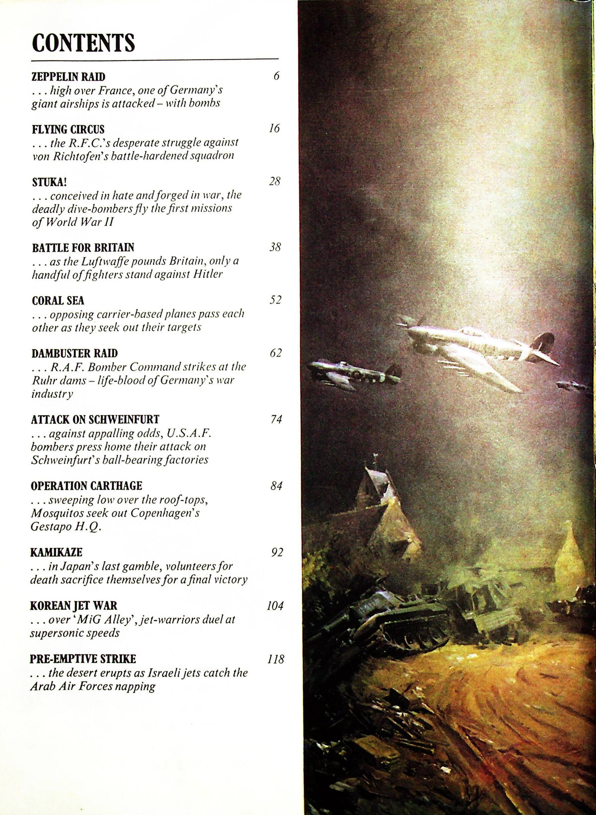 Pictoral History of Air Battles: Burton Graham 1977 Hardback Fair