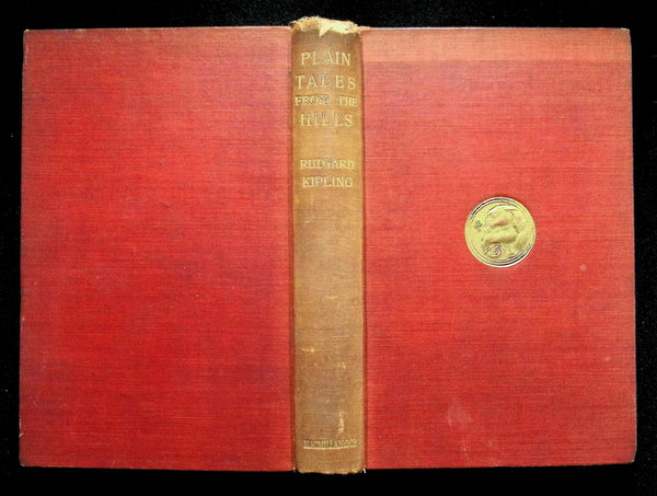Plain Tales From The Hills by Rudyard Kippling: 1910 Hardback