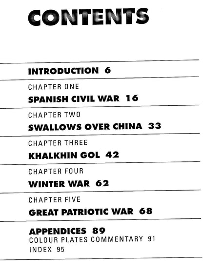 POLIKARPOV I-15, I-16 AND I-153 ACES: Osprey 'Aircraft of the Aces' #95 Soft Cover/ NEW