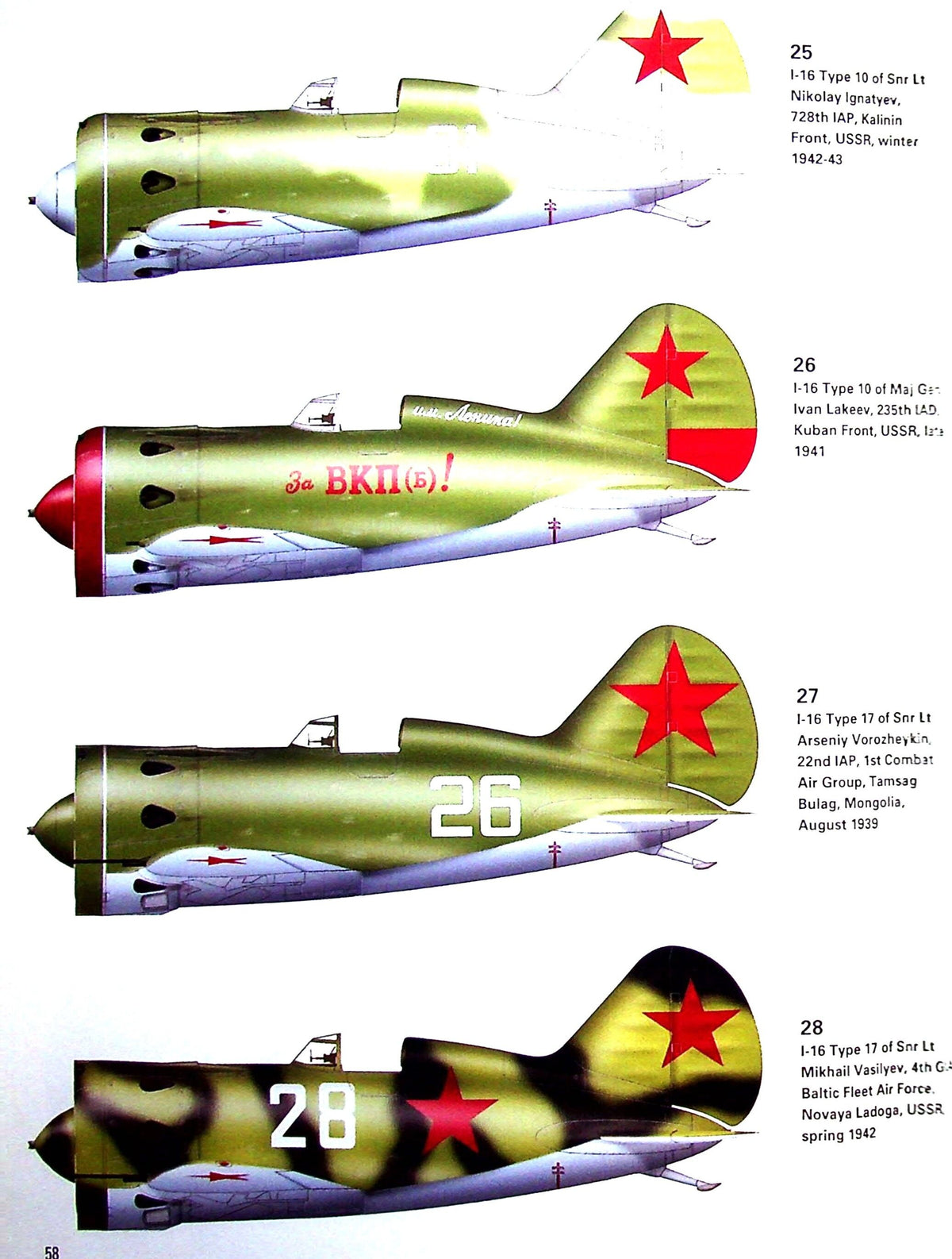 POLIKARPOV I-15, I-16 AND I-153 ACES: Osprey 'Aircraft of the Aces' #95 Soft Cover/ NEW