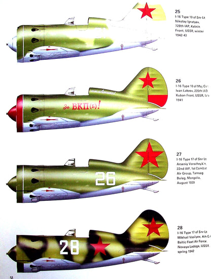 POLIKARPOV I-15, I-16 AND I-153 ACES: Osprey 'Aircraft of the Aces' #95 Soft Cover/ NEW