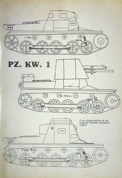 PZ. KW. 1'B' A re-styled edition of the original British evaluation report softback