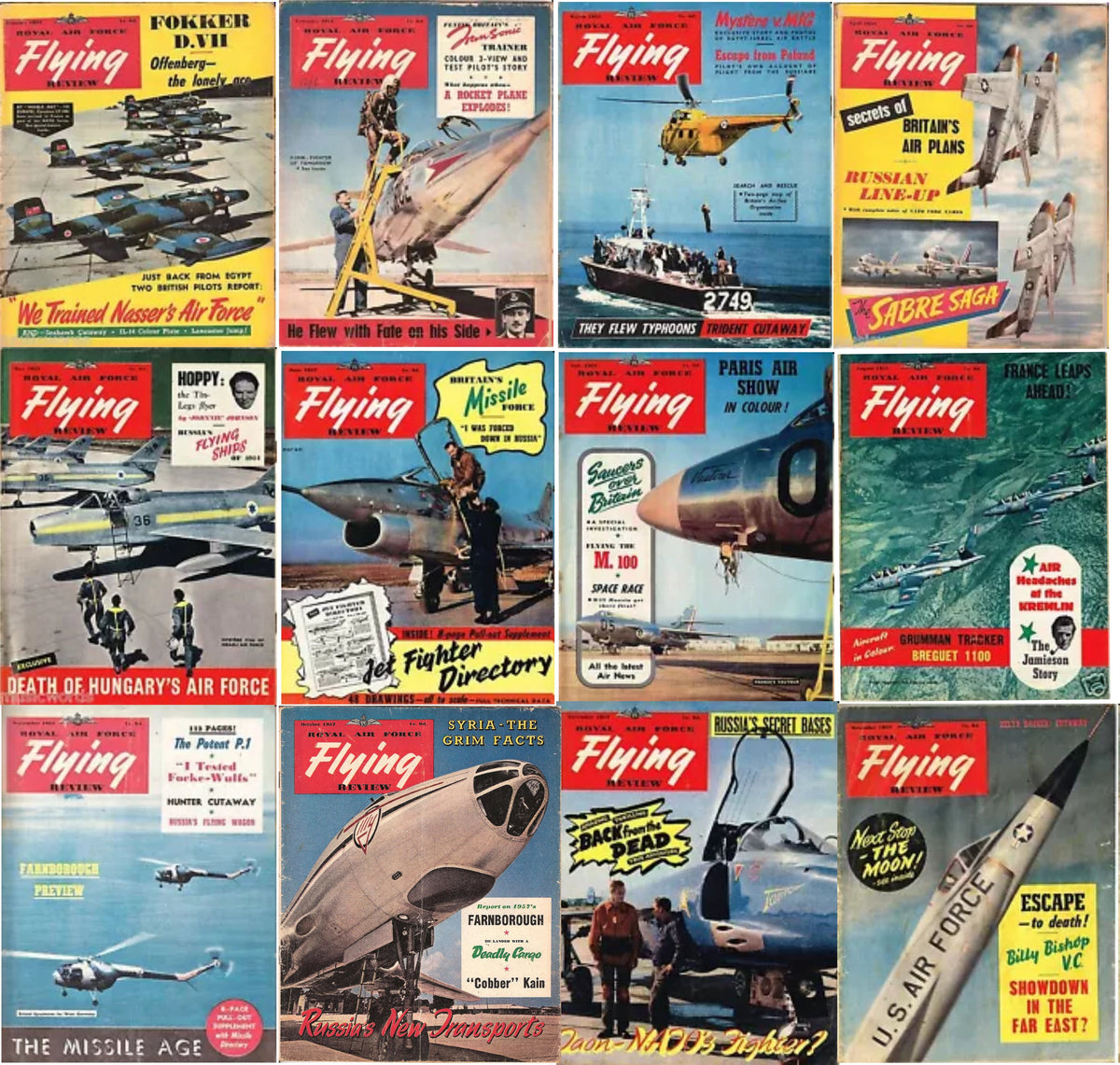 RAF Flying Review 1957 Complete + Jet Fighter Review: All on DVD