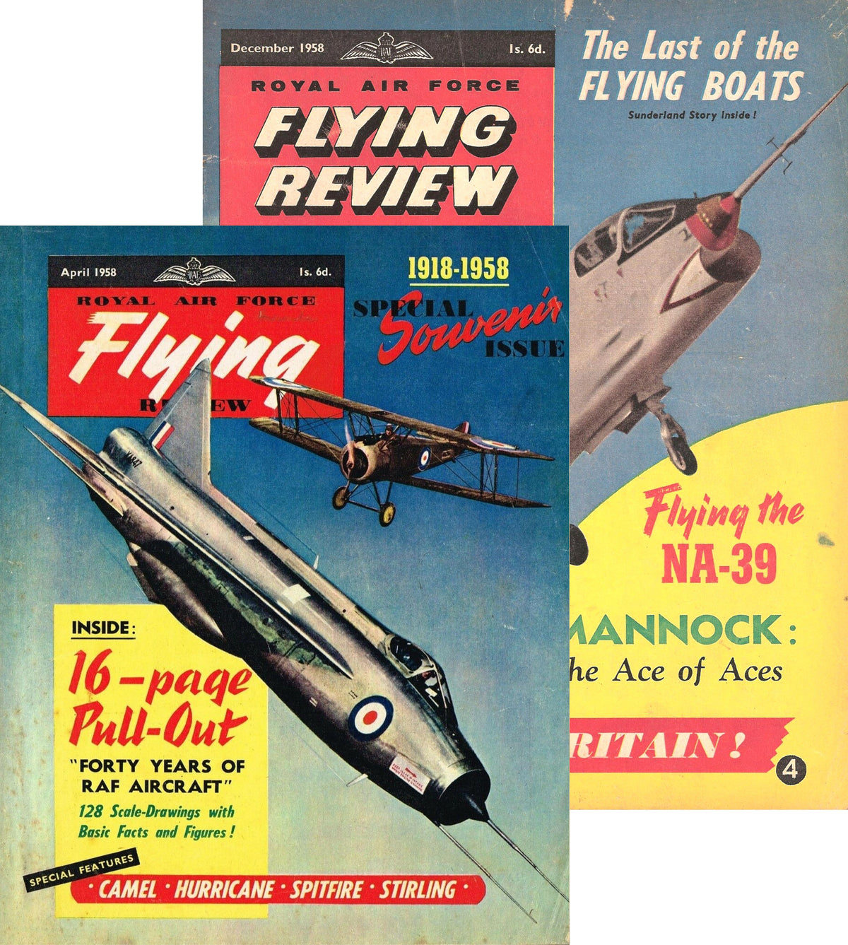 RAF Flying Review 1958: All 12 Issues incl. Op Aircraft Dir & Soviet Aircraft Dir/ on DVD