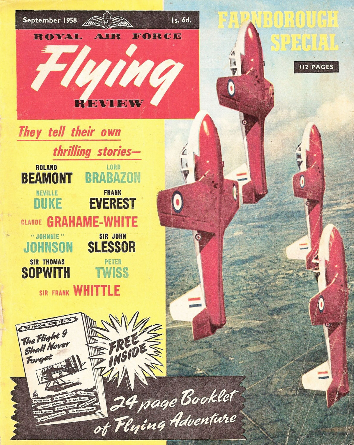 RAF Flying Review 1958: All 12 Issues incl. Op Aircraft Dir & Soviet Aircraft Dir/ on DVD