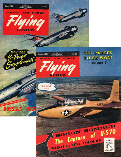 RAF Flying Review 1958: All 12 Issues incl. Op Aircraft Dir & Soviet Aircraft Dir/ on DVD