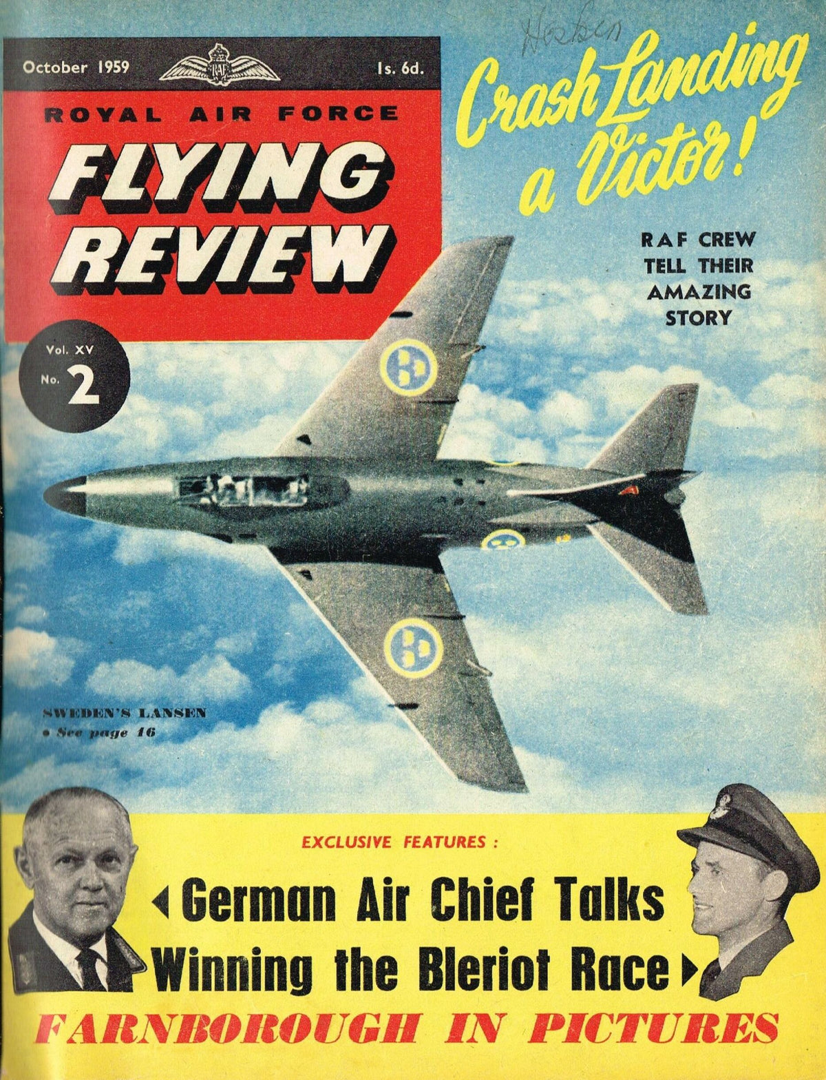 RAF Flying Review 1959: Every Issue on DVD+2 Supplements: HP at 50/ Luftwaffe Dir 39-45