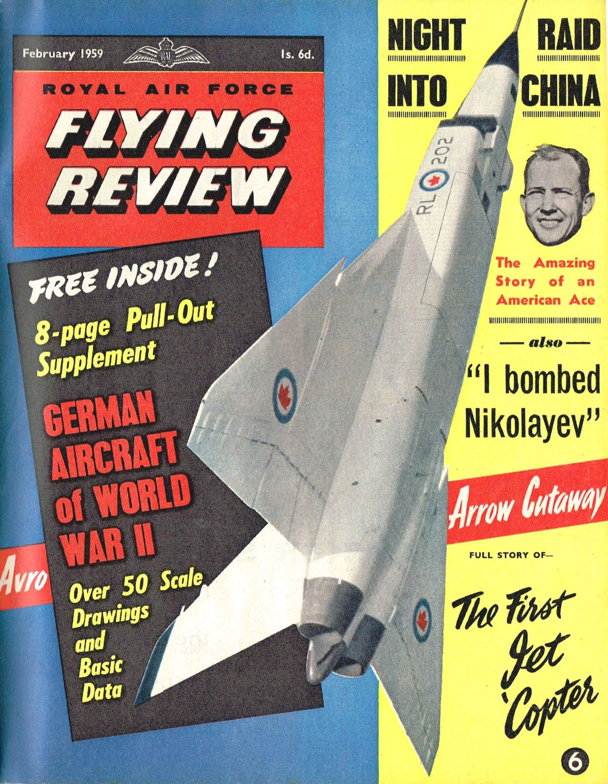 RAF Flying Review 1959: Every Issue on DVD+2 Supplements: HP at 50/ Luftwaffe Dir 39-45