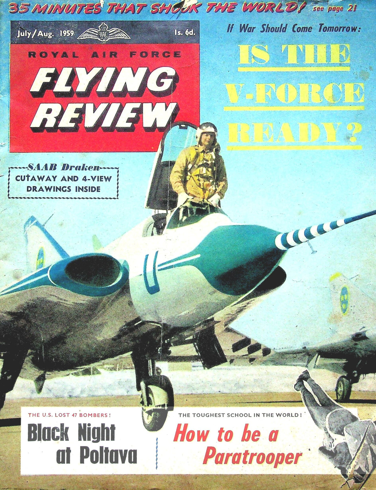 RAF Flying Review 1959: Every Issue on DVD+2 Supplements: HP at 50/ Luftwaffe Dir 39-45