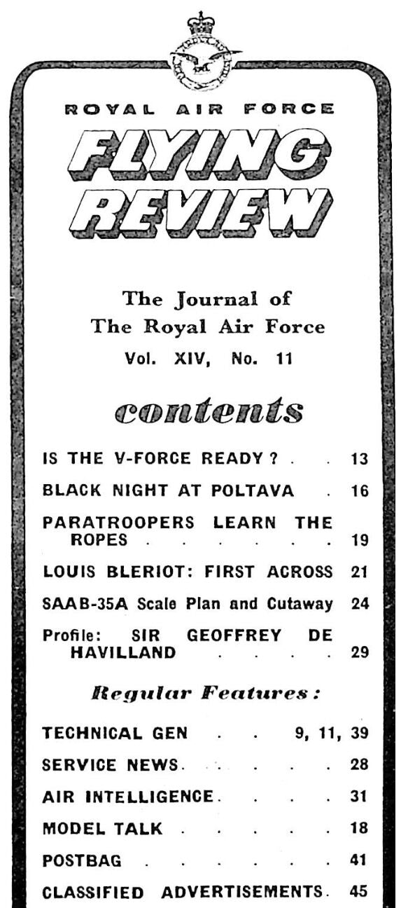 RAF Flying Review 1959: Every Issue on DVD+2 Supplements: HP at 50/ Luftwaffe Dir 39-45