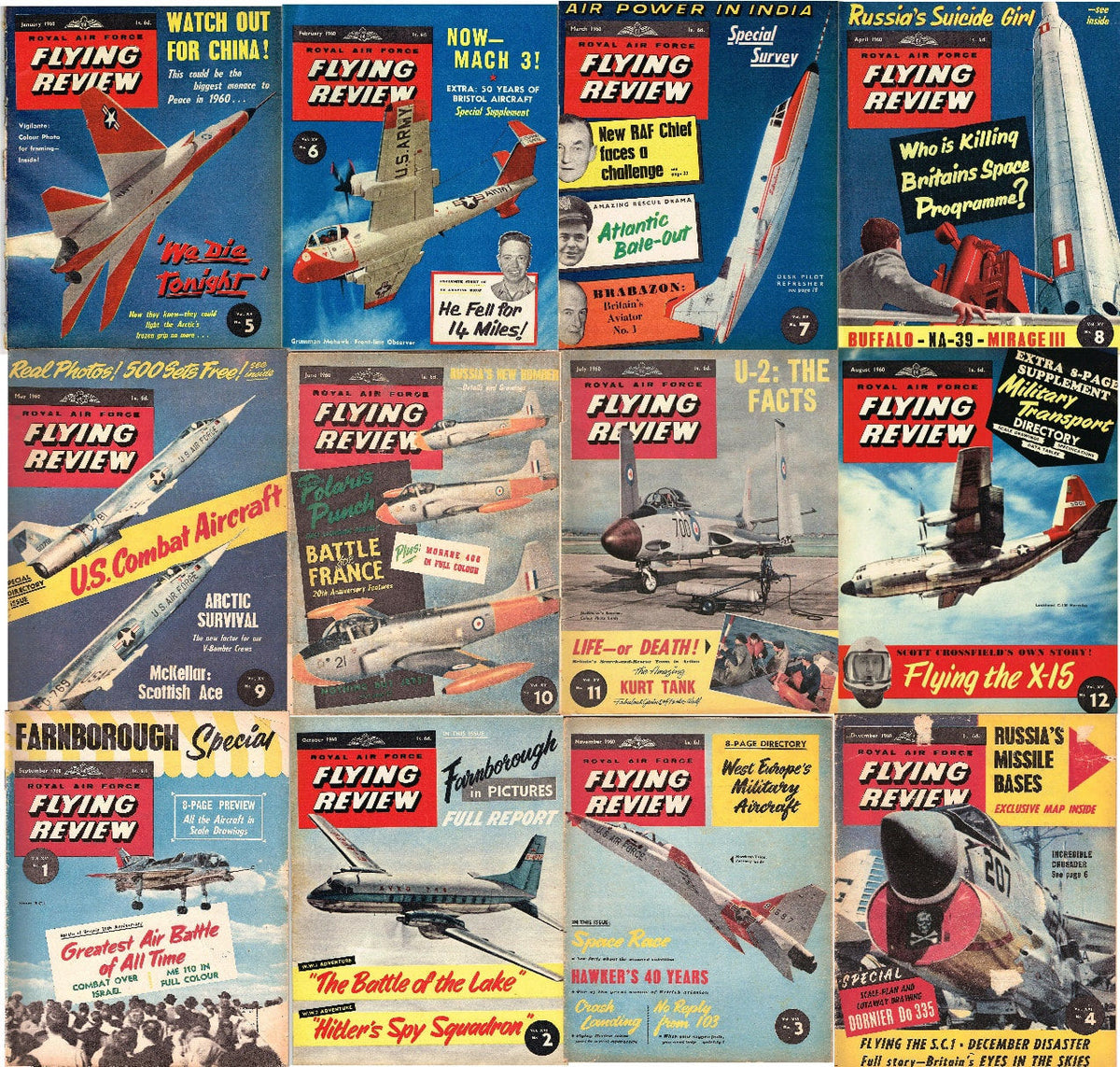 RAF Flying Review 1960: All 12 Issues on DVD