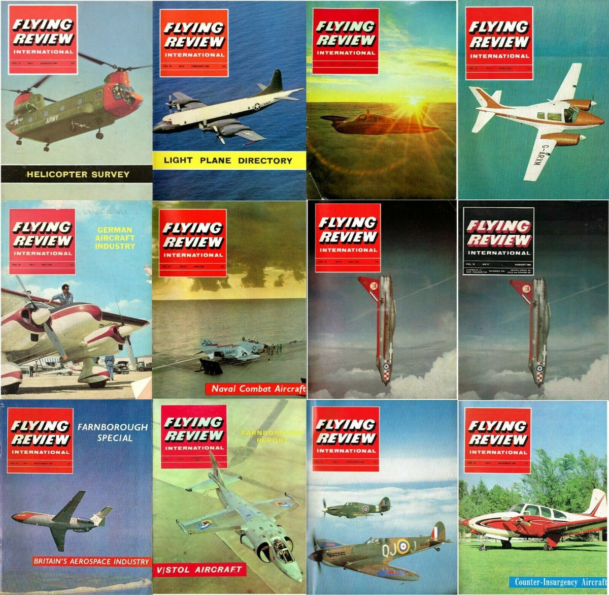 RAF Flying Review 1964 - Every Issue & 8 Specials on DVD