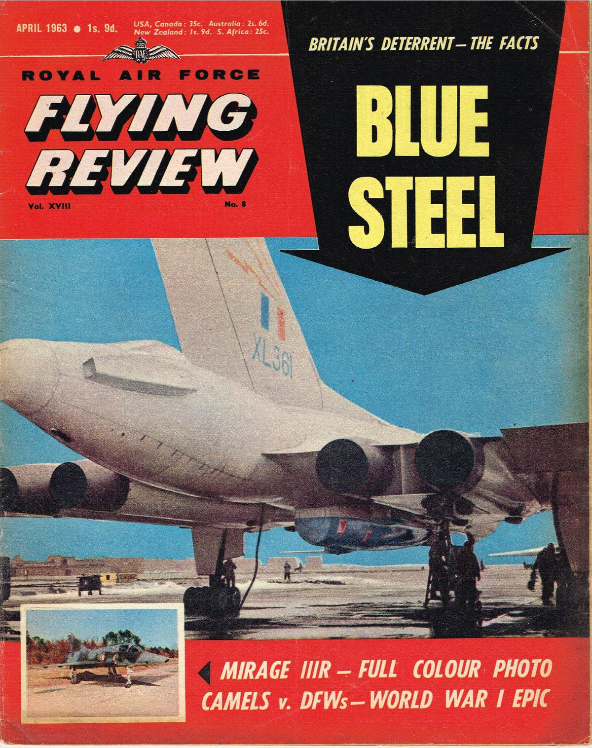 RAF Flying Review April 1963: Full Contents Listed Inside