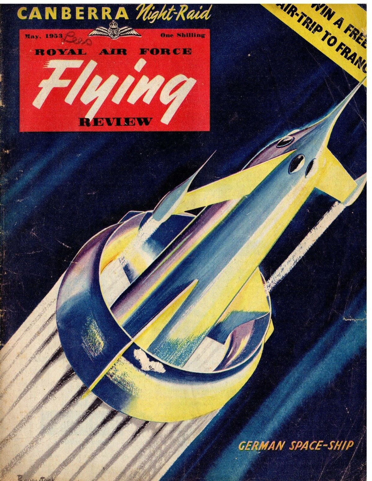 RAF FLYING REVIEW MAY 1953: SHAPE/ CANBERRA ATTACK/ DAM-BUSTERS/ DOWNLOAD