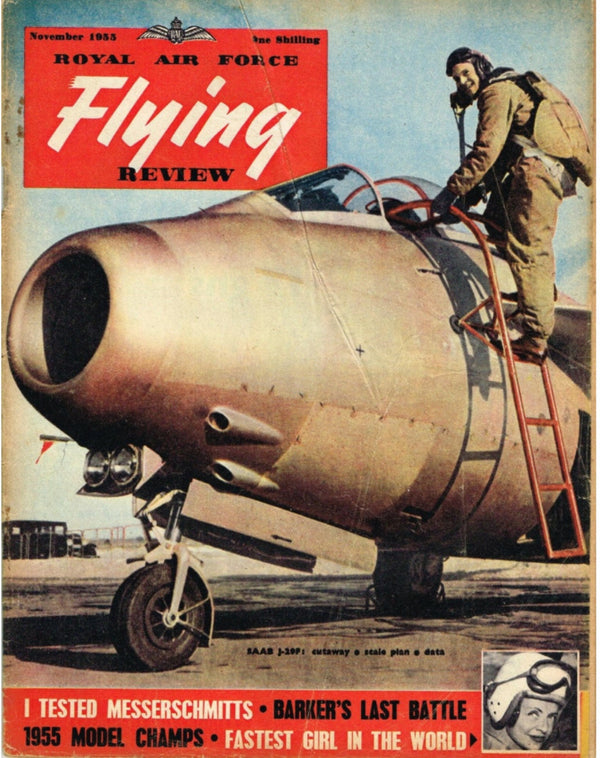 RAF FLYING REVIEW NOVEMBER 1955: BOEING B-52 /SAAB J.29/ WORLD MODELS/ DOWNLOAD